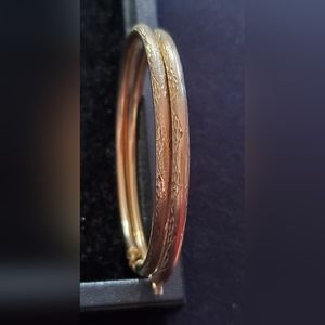 Genuine Gold hoop earrings SOLD
